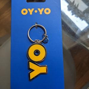 YO/OY Brooklyn Museum hipster YOLO keychain gift